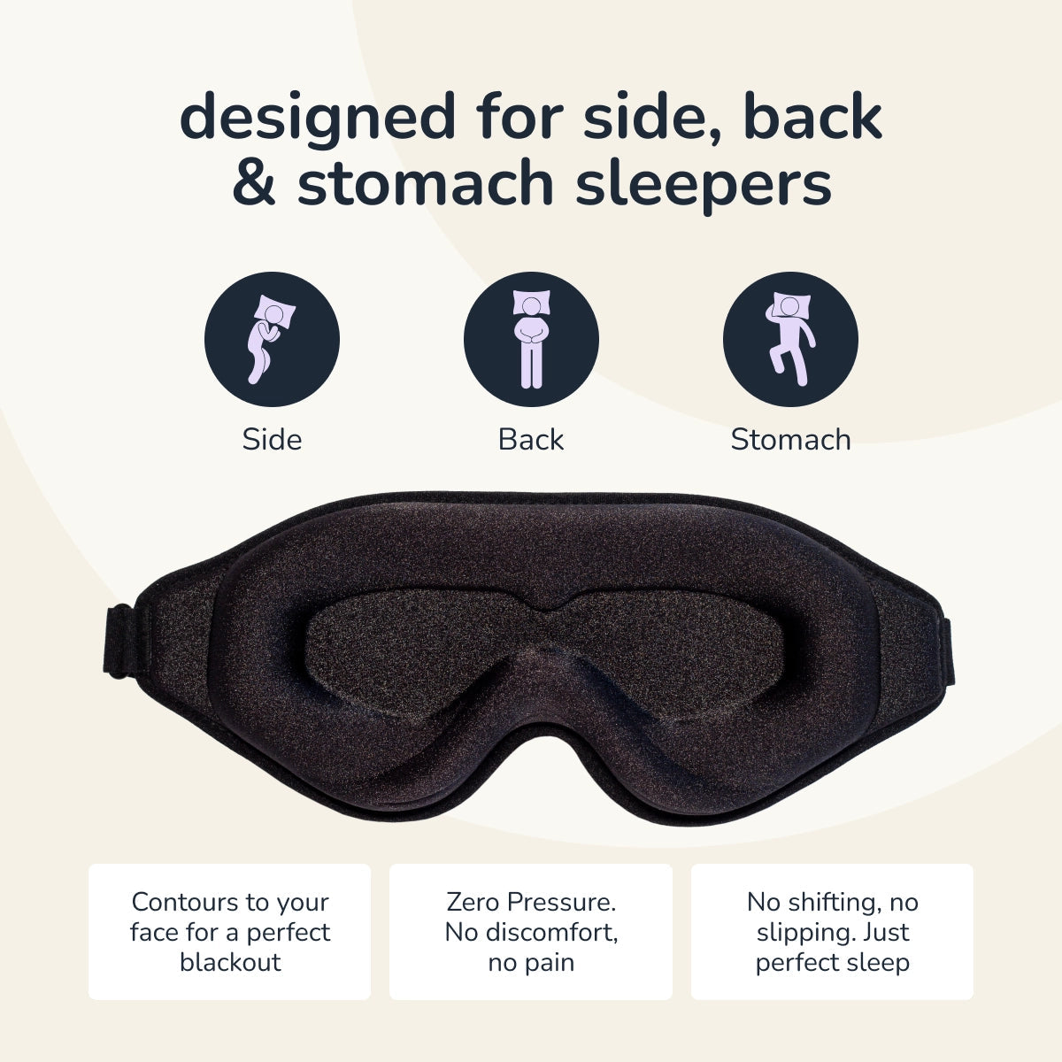3D Blackout Eye Mask